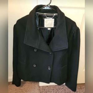 Old Navy, Cropped Women's Peacoat, Black. Used But Excellent Condition! Size XL.